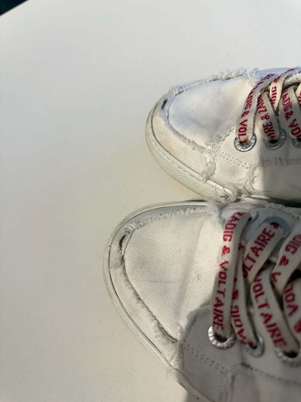 Zadig & Voltaire High Flash Canvas High-Top Sneakers - Picture 8 of 12